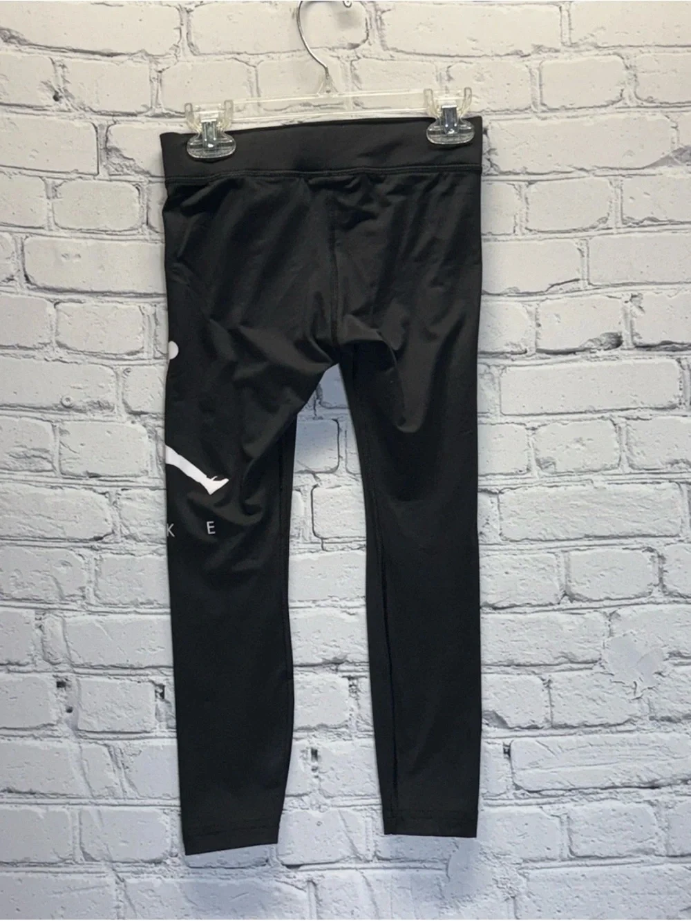 NWT Nikehad Jordan Leggings Jumpman By Nike Black/White Girls Size S 8-10 YRS